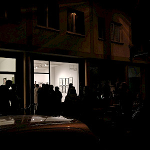 Vernissage der Ausstellung »Franz Kafka – Die Aeroplane in Brescia« im Februar 2022<br/>Foto: © Felix Dölker