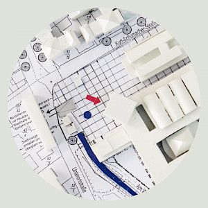 Spätwerk (2014 – 2022): Entwurf Umbau Rathaus / Stadthalle Eschborn